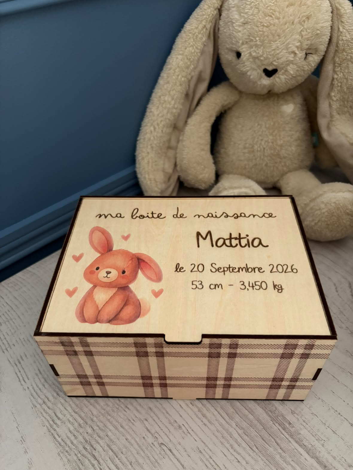 Décoration personnalisée en bois pour bébé – Putchy Studio